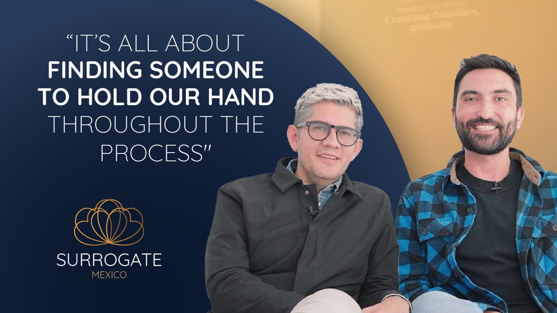 Damian and Pedro, intended parents, during their video testimonial
